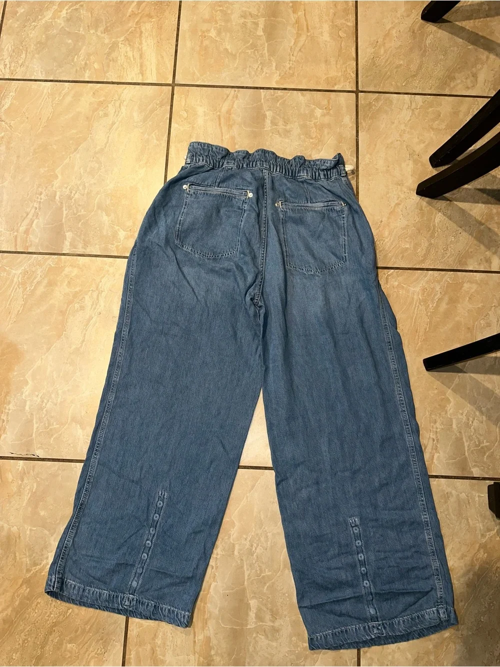Free People We The Free Luna Denim Pull On Jean Size M - Picture 5 of 5